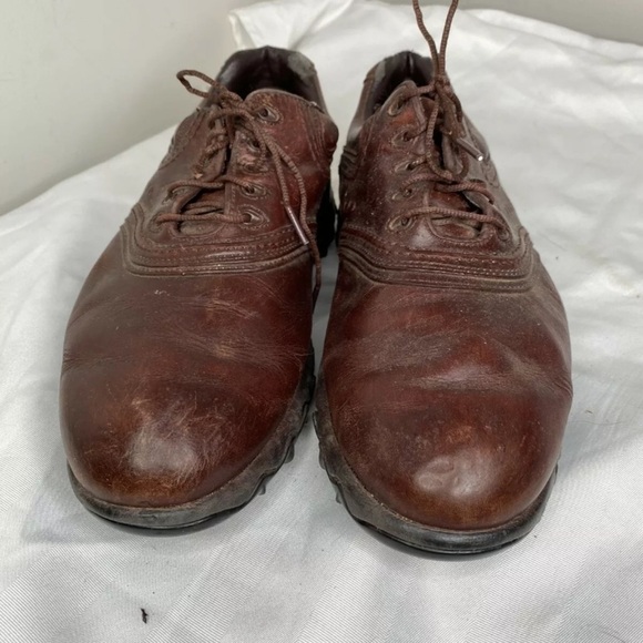 Footjoy Golf Shoes Cleats Leather Contour wide - Picture 3 of 9